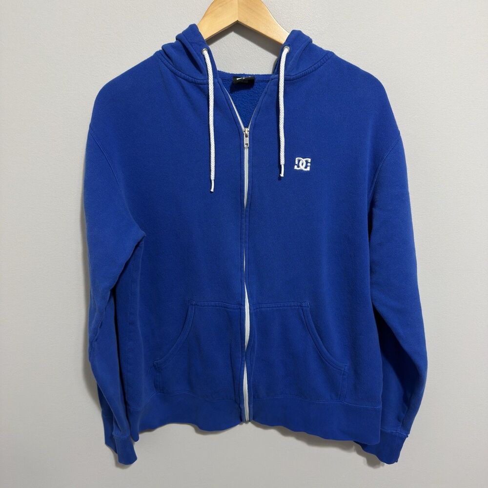 DC Shoes Y2K Blue Full Zip Hoodie Men’s Size Large
